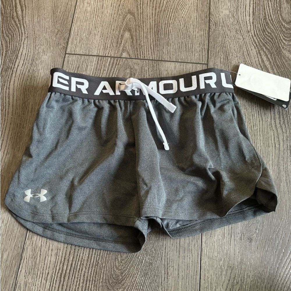 Under armour girls play up solid shorts perfect for any sport practice